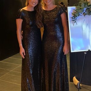 Black Bridesmaid Dress
